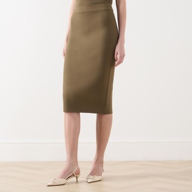 Nuvole Knit Pencil Skirt