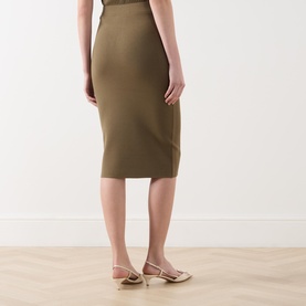 Nuvole Knit Pencil Skirt