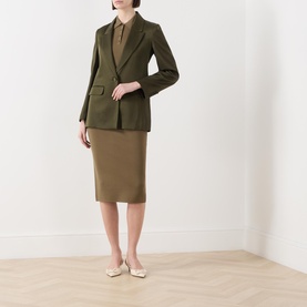 Nuvole Knit Pencil Skirt
