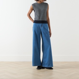 Landa Striped Sweater Vest