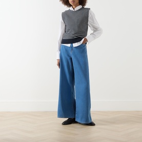 Landa Striped Sweater Vest