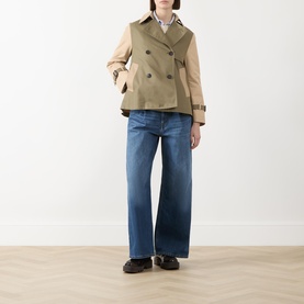 Biglia Cropped Trench Jacket