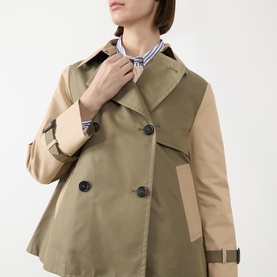 Biglia Cropped Trench Jacket
