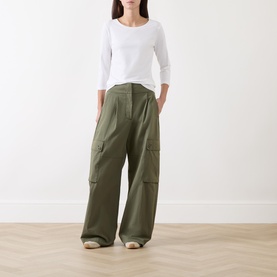 Aquila Wide Leg Cargo Trousers