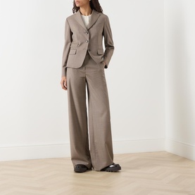 Cicala Tweed Wide Leg Trousers