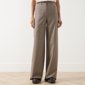 Cicala Tweed Wide Leg Trousers