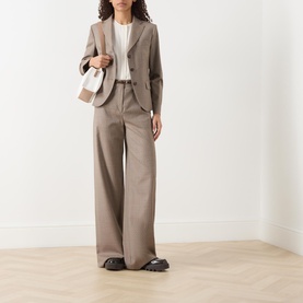 Cicala Tweed Wide Leg Trousers