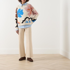 Medina High-Rise Wide Leg Trousers