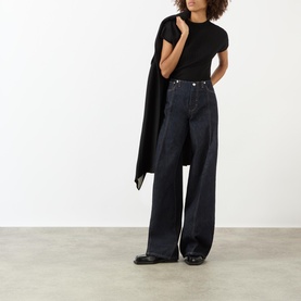 Dora Wide Leg Denim Trousers