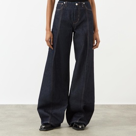Dora Wide Leg Denim Trousers