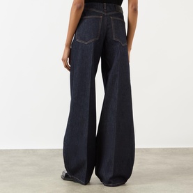 Dora Wide Leg Denim Trousers