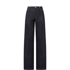 Dora Wide Leg Denim Trousers