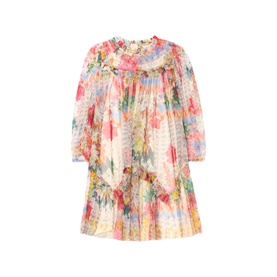 Beatrice Frill Mesh Dress