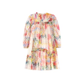 Beatrice Frill Mesh Dress