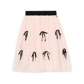 Lyla Bow Mesh Skirt
