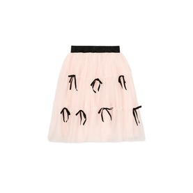 Lyla Bow Mesh Skirt