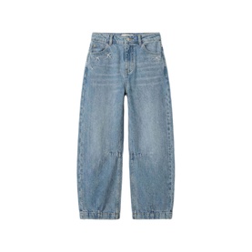 Mollie Barrel Leg Denim Jeans