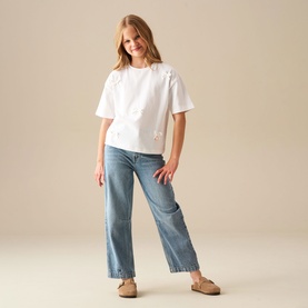 Mollie Barrel Leg Denim Jeans