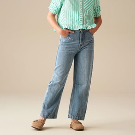 Mollie Barrel Leg Denim Jeans