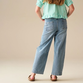 Mollie Barrel Leg Denim Jeans