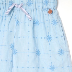 Nellie Embroidered Wide Leg Trousers