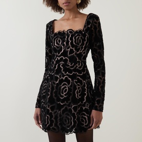Eris Floral Mini Fitted Dress