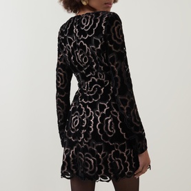 Eris Floral Mini Fitted Dress