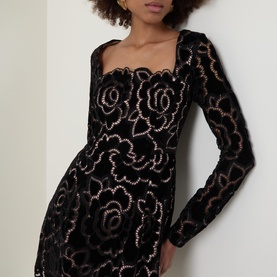 Eris Floral Mini Fitted Dress