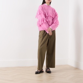 Johns Fringed Knit Sweater