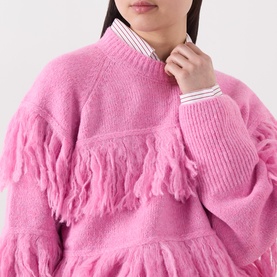 Johns Fringed Knit Sweater