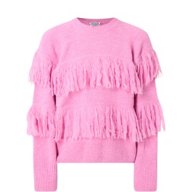 Johns Fringed Knit Sweater