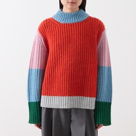 Jant Colour Blocked Knit Sweater