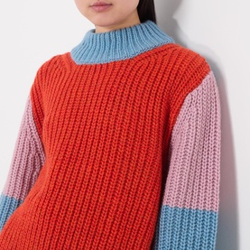 Jant Colour Blocked Knit Sweater