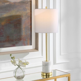 Turret Buffet Table Lamp
