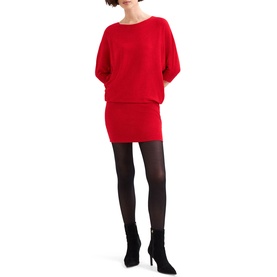Becca Batwing Knitted Mini Dress