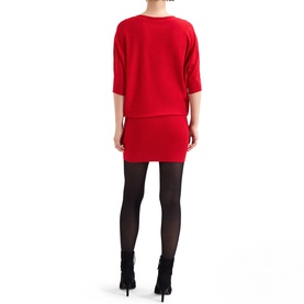 Becca Batwing Knitted Mini Dress