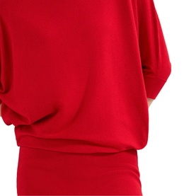 Becca Batwing Knitted Mini Dress