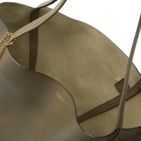 Spin Leather Tote Bag