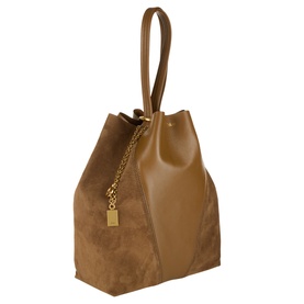 Spin Small Suede Tote Bag