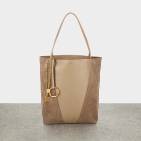Spin Small Suede Tote Bag