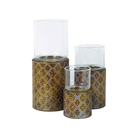 Hazel Three-Piece Candle Holder Set