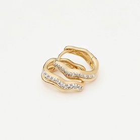 Double Diamond Earrings