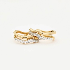 Double Diamond Earrings