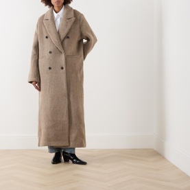 Sajilla Brushed Double Breasted Coat