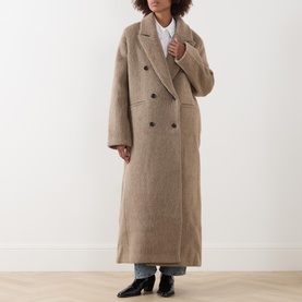Sajilla Brushed Double Breasted Coat