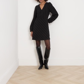 Salahai Textured Mini Dress