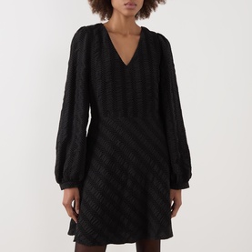 Salahai Textured Mini Dress