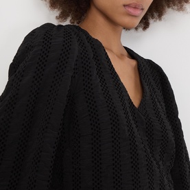 Salahai Textured Mini Dress