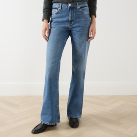 Salella Mid-Rise Flared Jeans