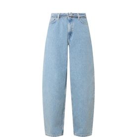 Harper High Rise Barrell Leg Belted Jeans